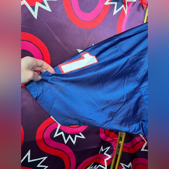 Vintage Champion Drew Bledsoe New England Patriots Jersey 11 Blue NFL Football - Picture 9 of 11